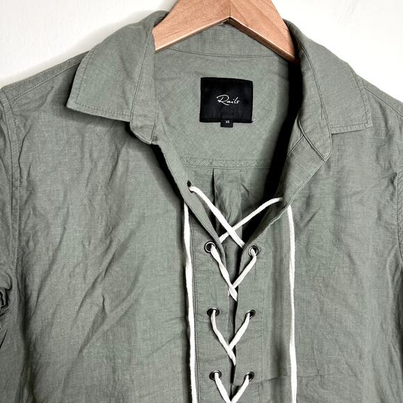 Rails Lace UP T Shirt Dress - Picture 2 of 4